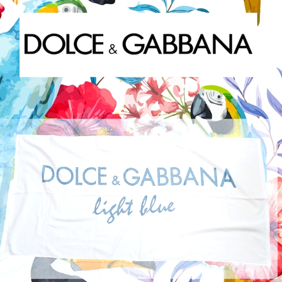Dolce & Gabbana Other - NWT Dolce & Gabbana Light Blue Beach Towel 🌴☀
